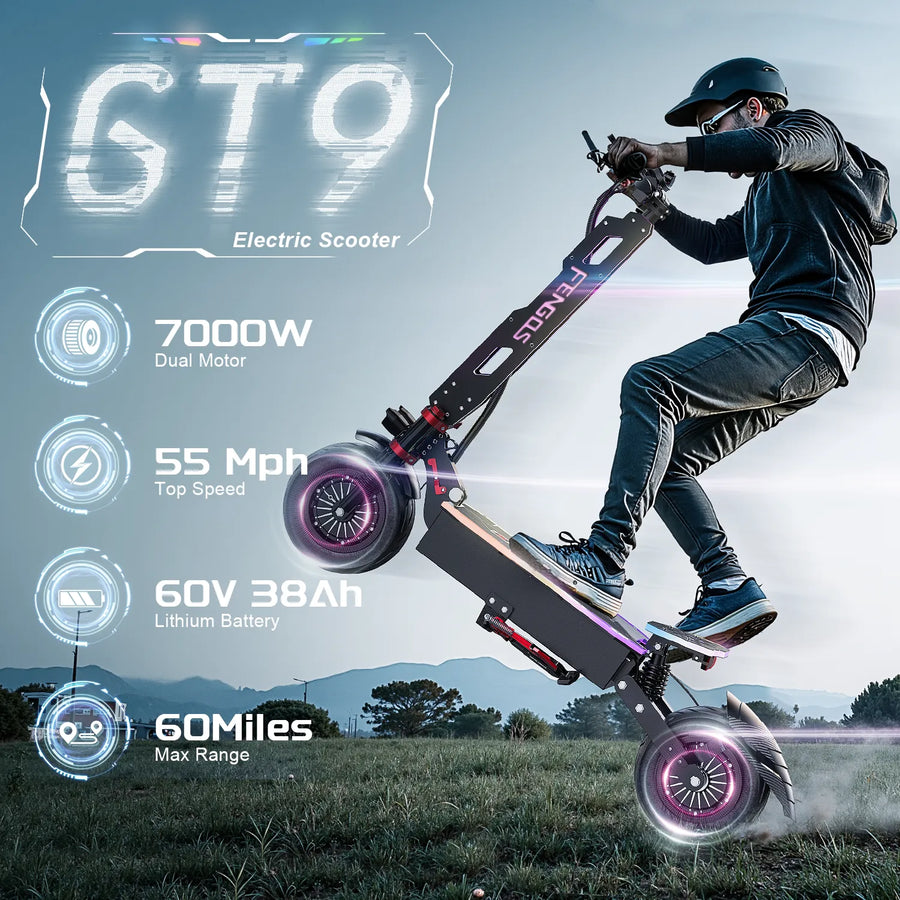 Trottinette électrique tout-terrain FENGQS GT9