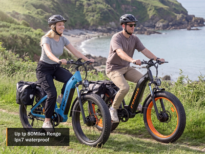 Vélo électrique tout-terrain FENGQS H2 PRO à double moteur