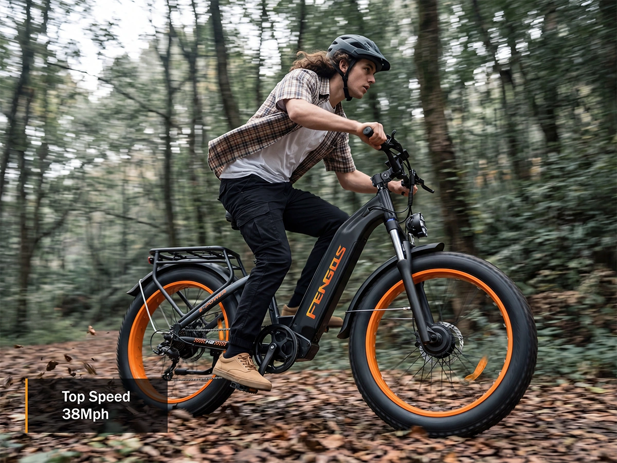 Vélo électrique tout-terrain FENGQS H2 PRO à double moteur