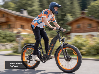 Vélo électrique tout-terrain FENGQS H2 PRO à double moteur