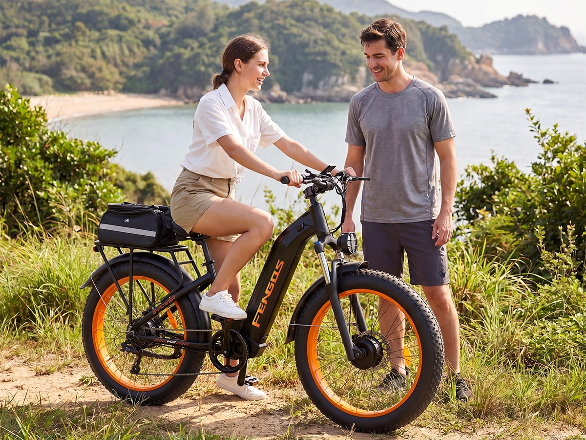 Vélo électrique tout-terrain FENGQS H2 PRO à double moteur