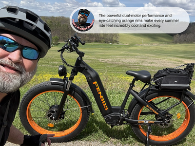 Vélo électrique tout-terrain FENGQS H2 PRO à double moteur