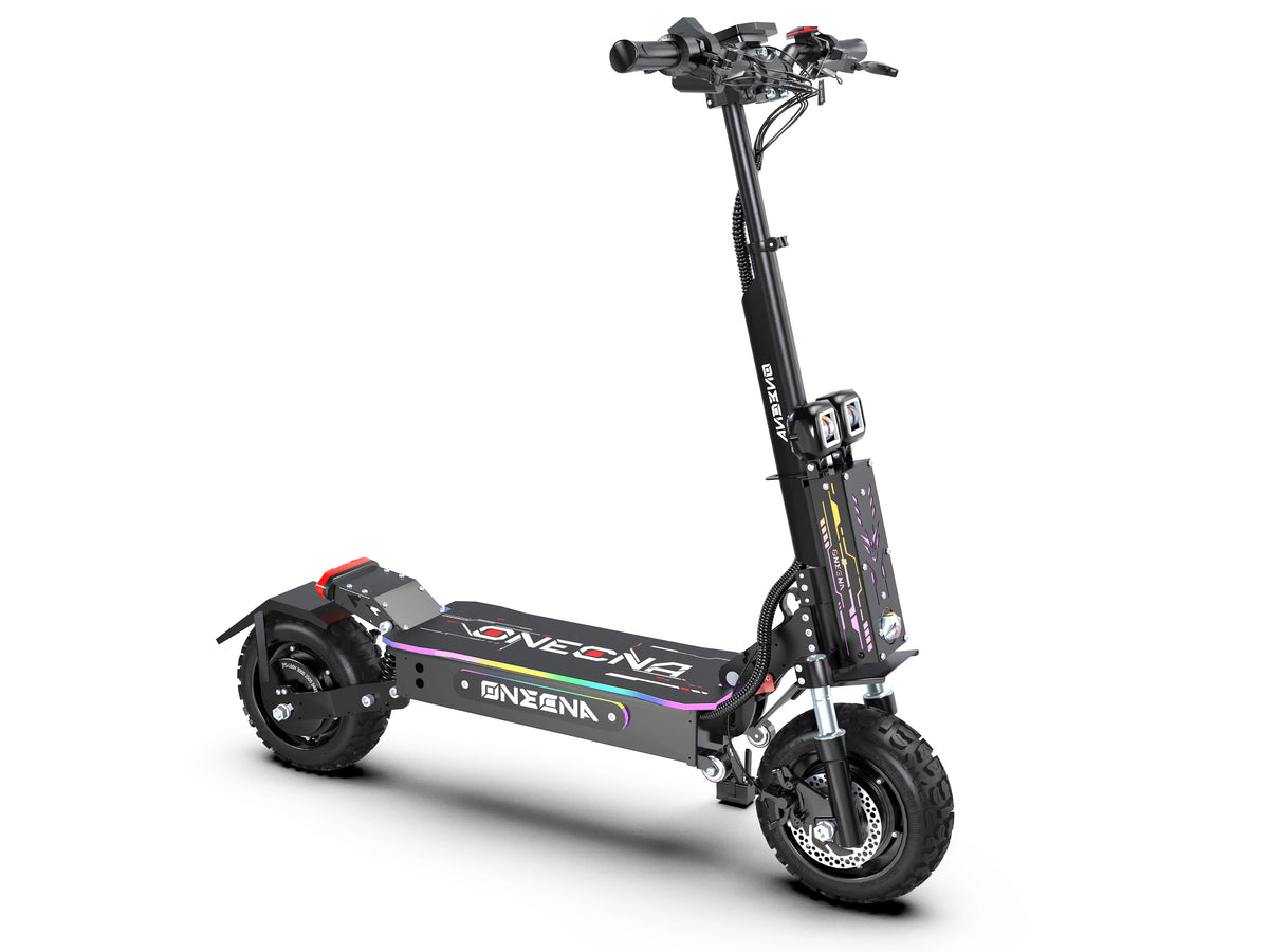 Trottinette électrique FENGQS GT7 à double moteur de 11 pouces pour adultes